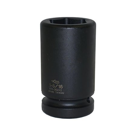 K-TOOL INTERNATIONAL 1" Drive Impact Socket black oxide KTI-35242